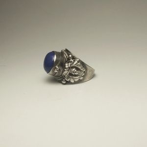 Antique Sterling Silver Poison Ring